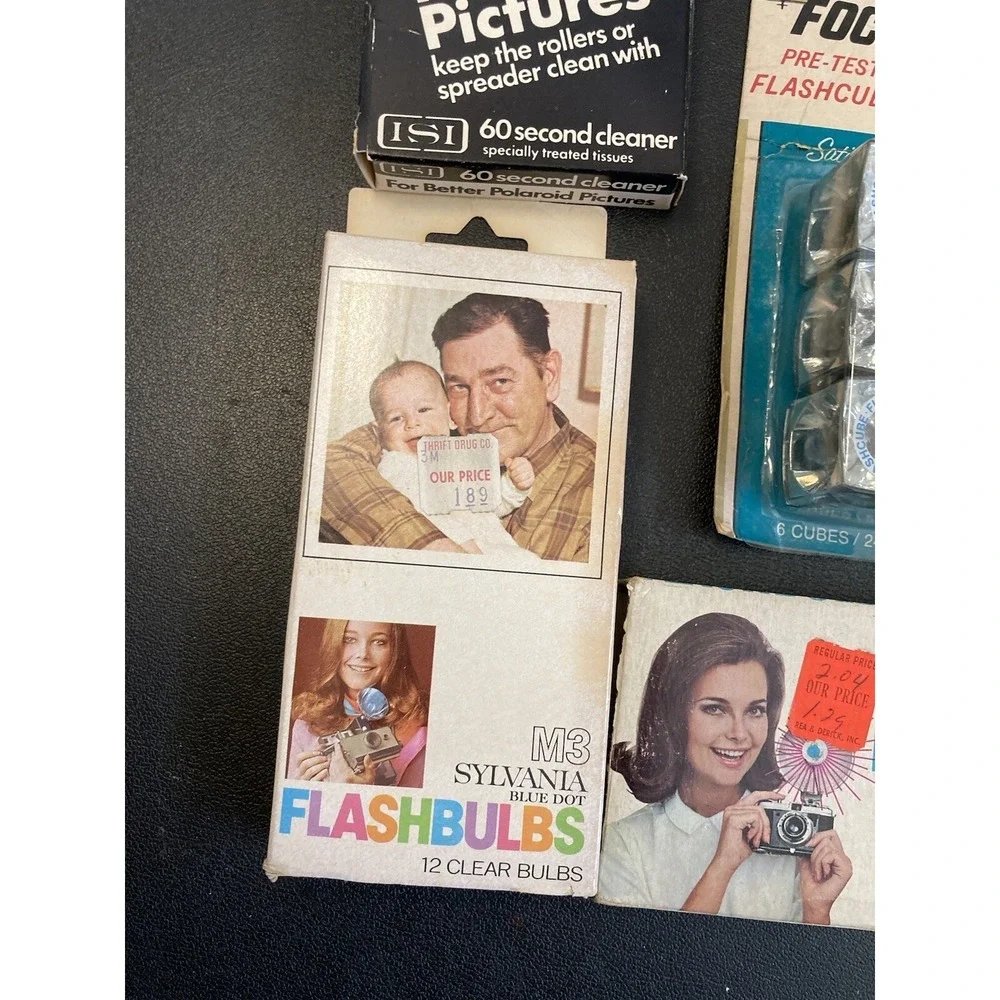 Polaroid‎ Kodak Bulbs Cleaner Optical Filter Print Mount Some Incomplete Vtg Lot